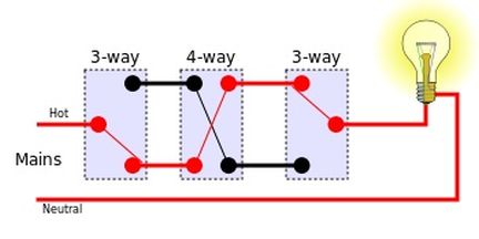 three way switch schematic