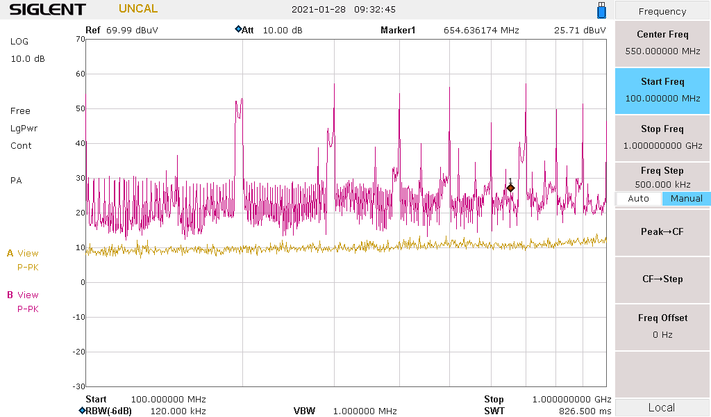 EMI spread spectrum